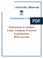 Guidelines Instruction To Conduct Under Graduate Practical Examinations