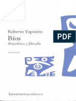 Esposito, Roberto, - El Enigma de La Biopolítica - , en Bíos. Biopolítica y Filosofía, Buenos Aires, Amorrortu, 2006