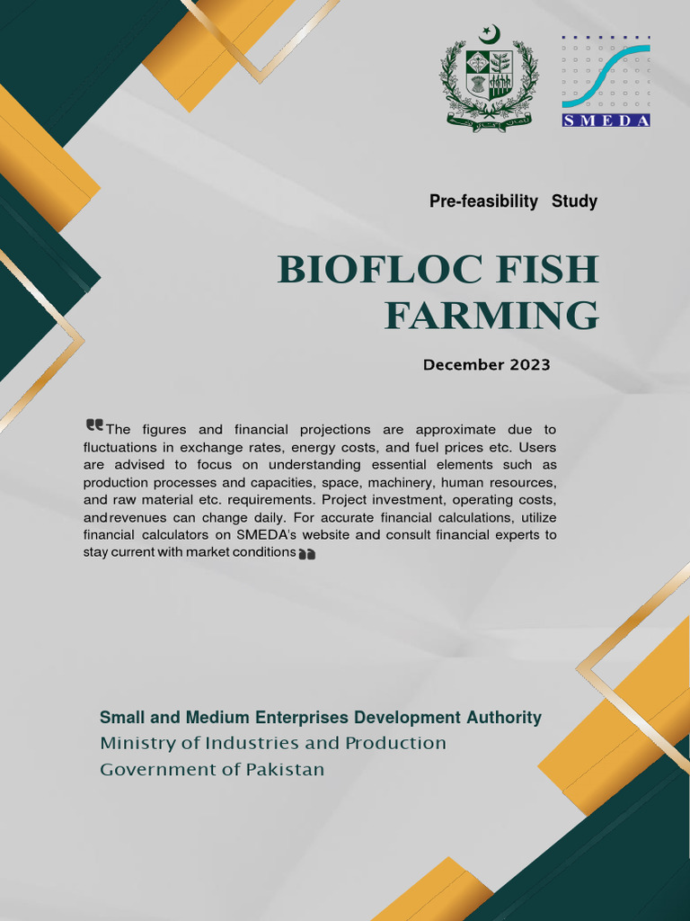 Biofloc Fish Farming Rs. 11.54 Million Dec-2023 | PDF | Small And ...