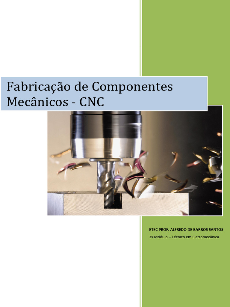 Fabricação de Componentes Mecânicos CNC | PDF | Máquina-ferramenta ...