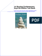 PDF Psychiatric Nursing Contemporary Practice Boyd 5Th Edition Test Bank Online Ebook Full Chapter