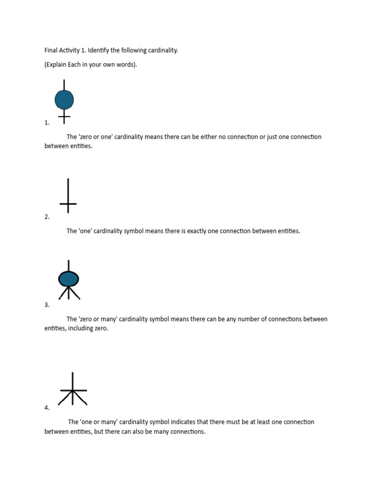 Understanding Cardinality in Relationships | PDF | Philosophy
