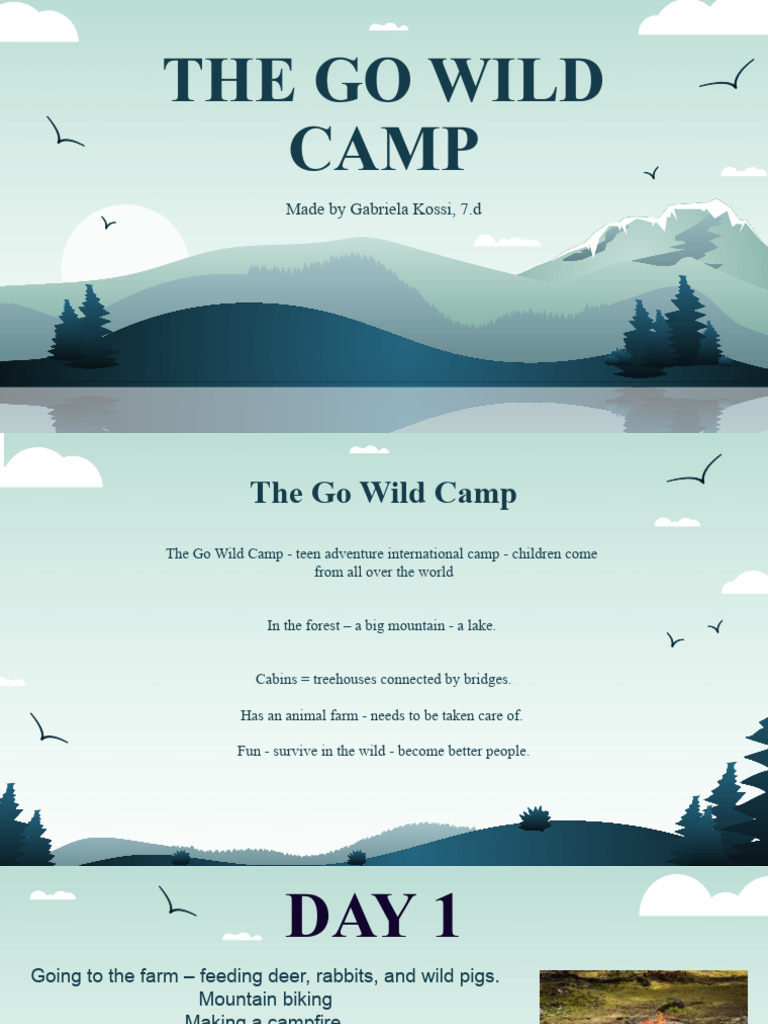 Go Wild Camp Gabriela Koss I 7 D | PDF | Home & Garden