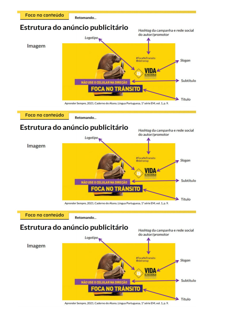 Estrutura Do Anuncio Publicitario | PDF