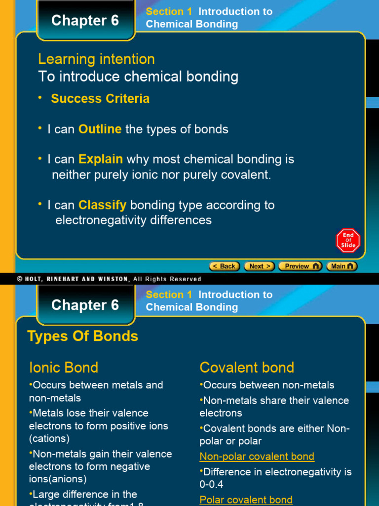 Chapter+6 1+chemical+bonding+lesson+2 | PDF | Chemical Bond | Ionic Bonding