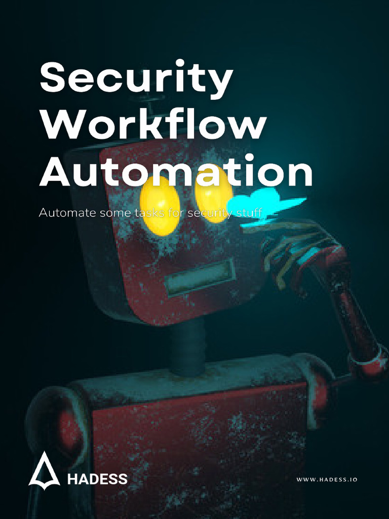 Security Workflow Automation | PDF | Computer Security | Security