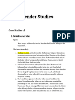 Gender Studies Case Studies of 1 Mukhtar