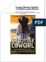 Ebook His Little Cowgirl Montana Daddies Book 6 5 1St Edition Laylah Roberts Online PDF All Chapter