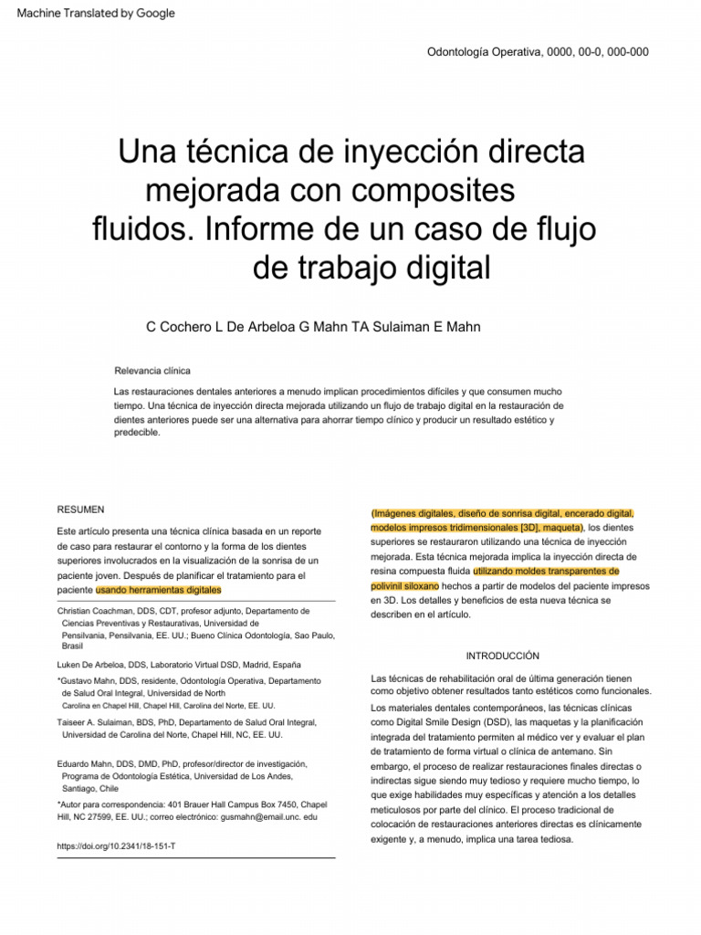 Bonus Article - 'An Improved Direct Injection Technique With Flowable ...