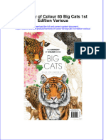 Ebook Harmony of Colour 85 Big Cats 1St Edition Various Online PDF All Chapter