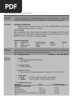 Vishal Mishra CV as on 20.09