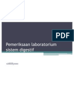 Pemeriksaan Laboratorium Sistem Digestif