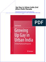 Growing Up Gay in Urban India 2Nd Edition Ketki Ranade Online Ebook Texxtbook Full Chapter PDF