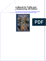 PDF Solution Manual For Traffic and Highway Engineering 5Th Edition Online Ebook Full Chapter