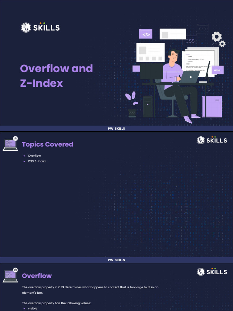 Overflow and z index pdf hypertext computing