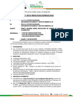 Informe-067-Instalación de tuberia-PENDIENTE DE VISITA