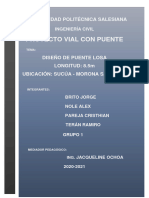 Informe Proyecto Vial Con Puente