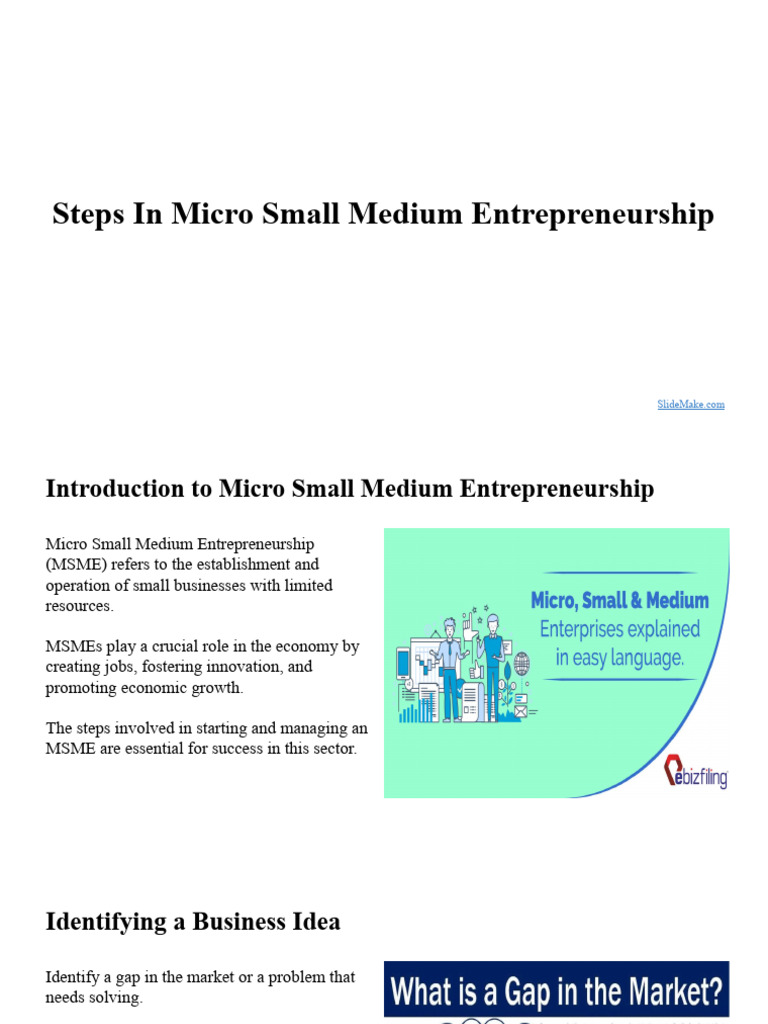 Steps in Micro Small Medium Entrepreneurship | PDF | Brand | Marketing