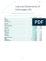 Annual Financial Statements of Volkswagen AG As of December 31 2023