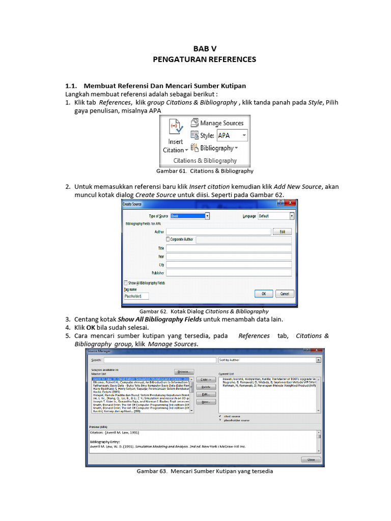 Pengaturan Referensi dan Sitasi | PDF | Seni