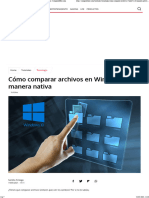 Cómo Comparar Archivos en Windows 10 de Manera Nativa Tecnología