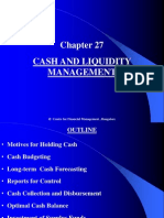 Chapter 27 Cash and Liquidity Management