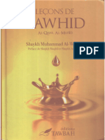 Leçons de Tawhid - Shaykh Muhammad Al-Wusâbi