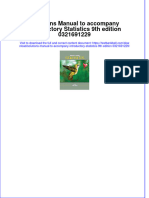 PDF Solutions Manual To Accompany Introductory Statistics 9Th Edition 0321691229 Online Ebook Full Chapter