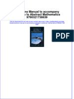 PDF Solutions Manual To Accompany Passage To Abstract Mathematics 9780321738639 Online Ebook Full Chapter