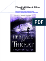 Heritage of Threat 1St Edition J Clifton Slater Online Ebook Texxtbook Full Chapter PDF