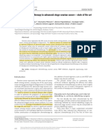 Neoadjuvant Chemotherapy in Advanced-Stage Ovarian Cancer - State of The Art. 2022