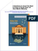 Hidden Debt Solutions To Avert The Next Financial Crisis in South Asia 1St Edition Martin Melecky Online Ebook Texxtbook Full Chapter PDF