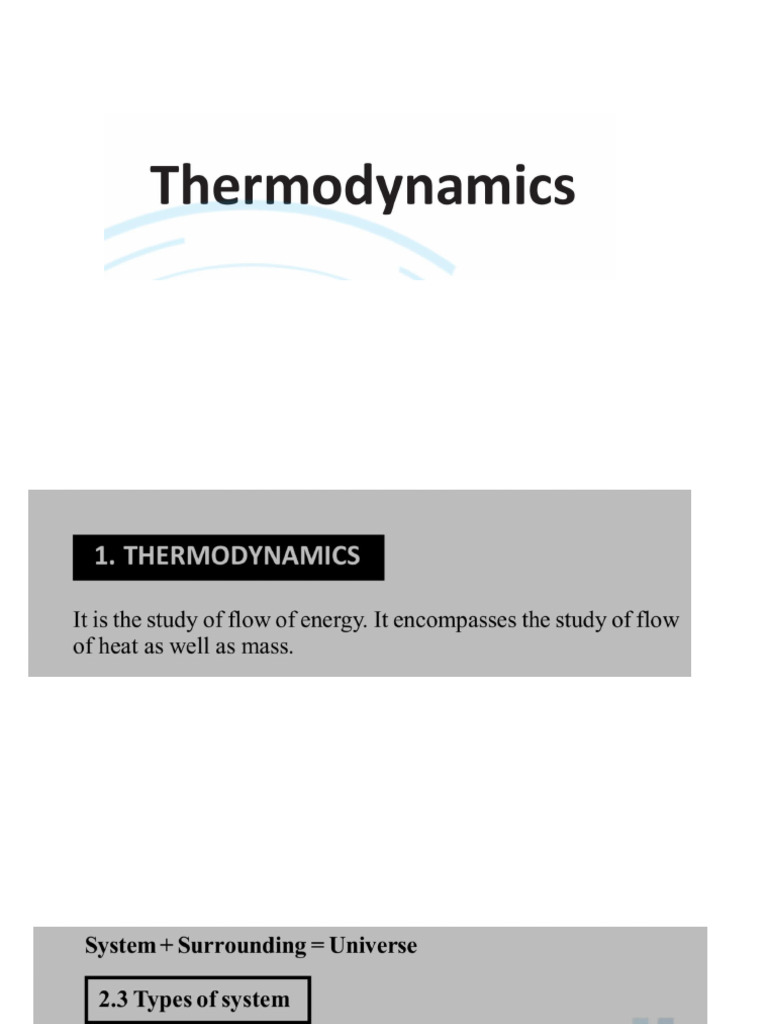IS THERMODYNAMICS IMPORTANT FOR NEET intelligence overview