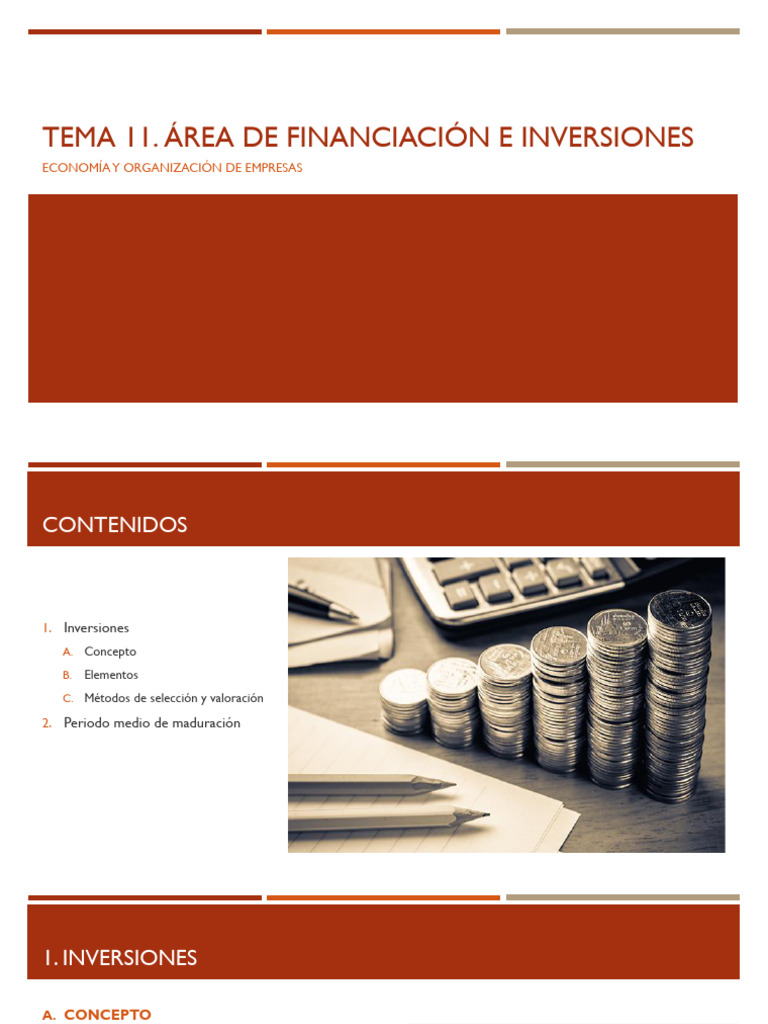 Inversiones y Financiación Empresarial | PDF | Inversiones | Dinero