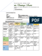 Planificador Semanal 20 Al 24 Mayo