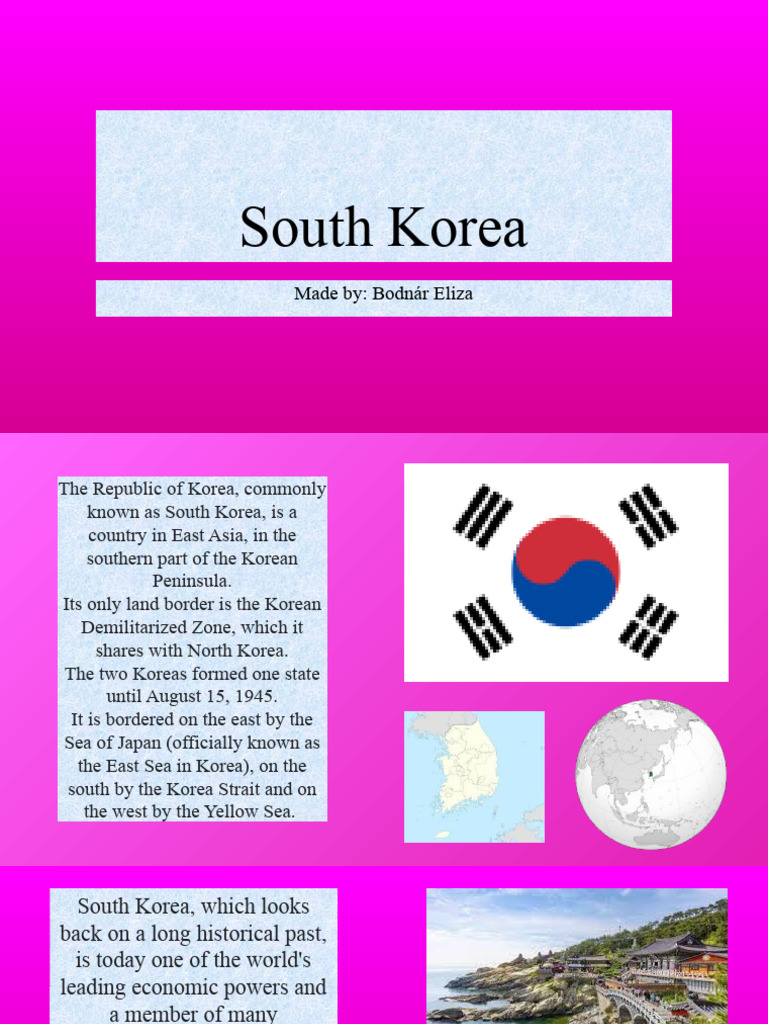 South Korea Pdf Korea South Korea