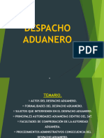 Despacho Aduanal