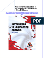 Download pdf Solution Manual For Introduction To Engineering Analysis 4 E 4Th Edition Kirk D Hagen online ebook full chapter 