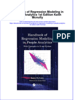 Download ebook Handbook Of Regression Modeling In People Analytics 1St Edition Keith Mcnulty online pdf all chapter docx epub 