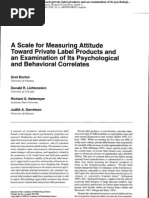 Download A Scale of Measuring Attitude Toward Private Label Products and an Examination of Its Psychological and Behavioral Correlates by jana_hare SN73440767 doc pdf