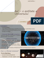 Pământul o Entitate A Universului