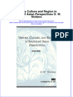 Download History Culture And Region In Southeast Asian Perspectives O W Wolters online ebook  texxtbook full chapter pdf 