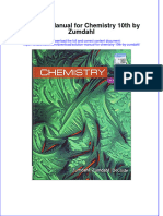 Download pdf Solution Manual For Chemistry 10Th By Zumdahl online ebook full chapter 