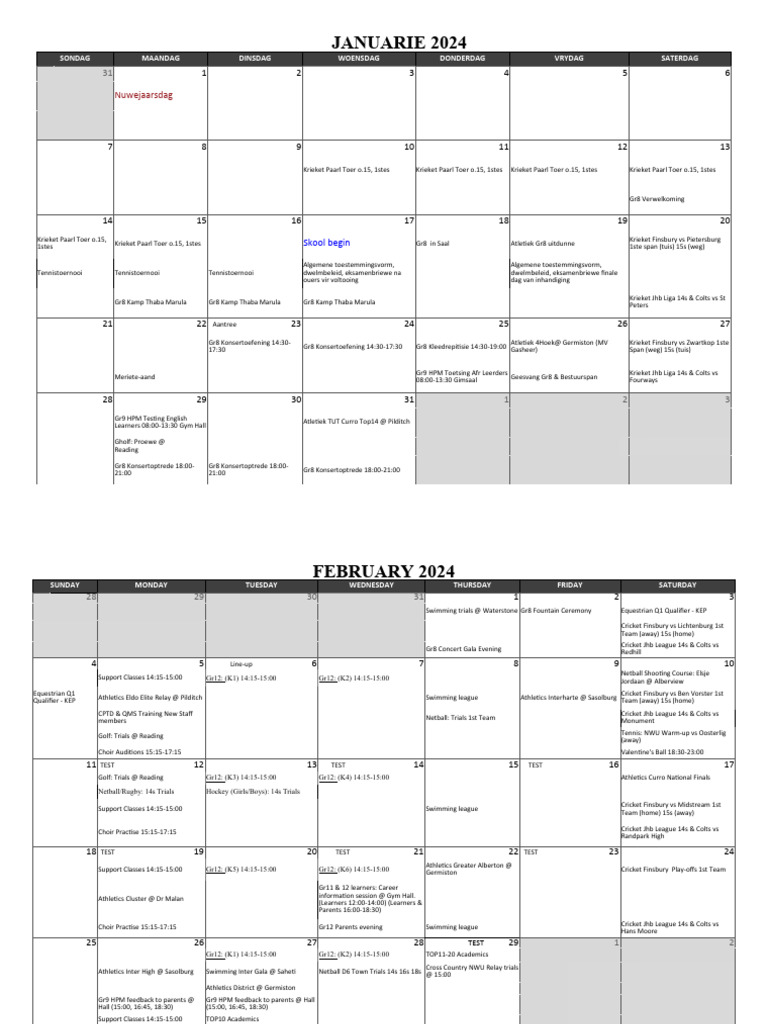 2024 Kalender 6 Download Free PDF Summer Olympic Sports Summer Sports