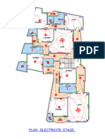 Plan Electricite Etage.: Balcon