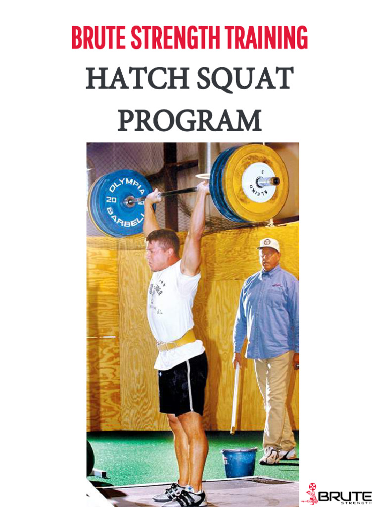 Hatch squat program download free pdf strength training physical