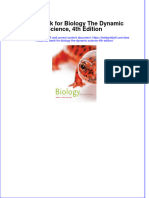 PDF Test Bank For Biology The Dynamic Science 4Th Edition Online Ebook Full Chapter