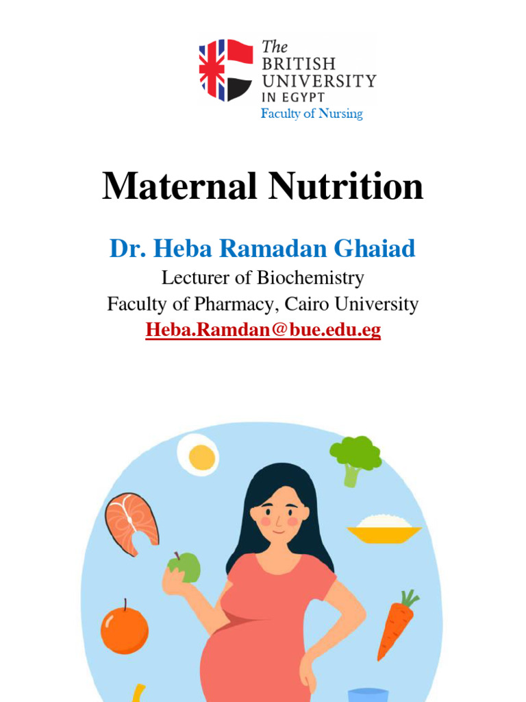 Lecture 7 - Maternal Nutrition - 3.4.2024 | PDF | Pregnancy | Maternal ...