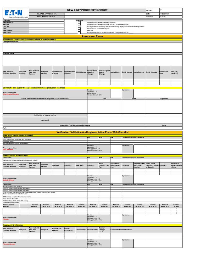 Manufacturing Process Update | PDF | Forecasting | Verification And ...