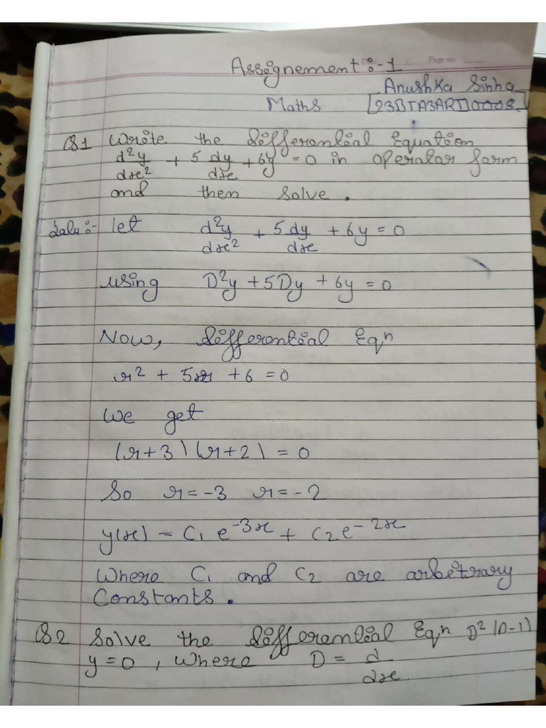 ME 2 Assignment | PDF